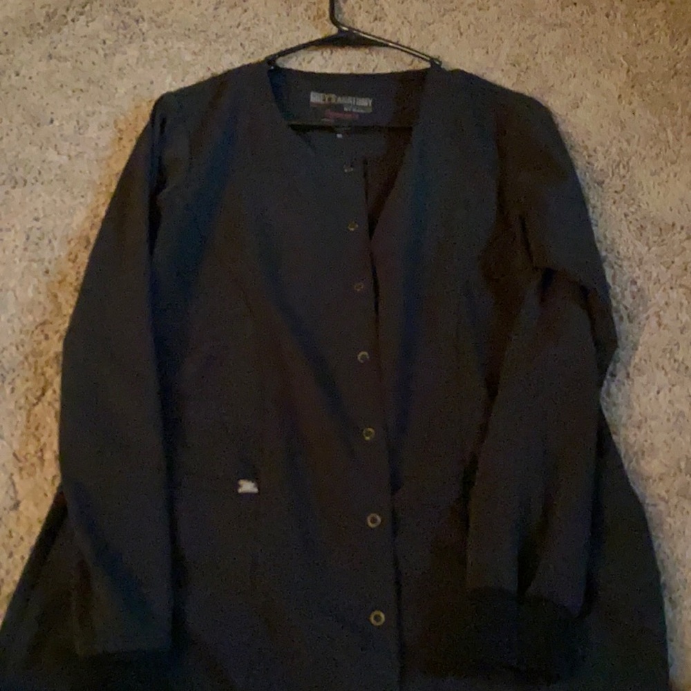 Greys Anatomy lab jacket. Black size medium